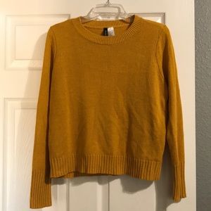 Mustard yellow sweater